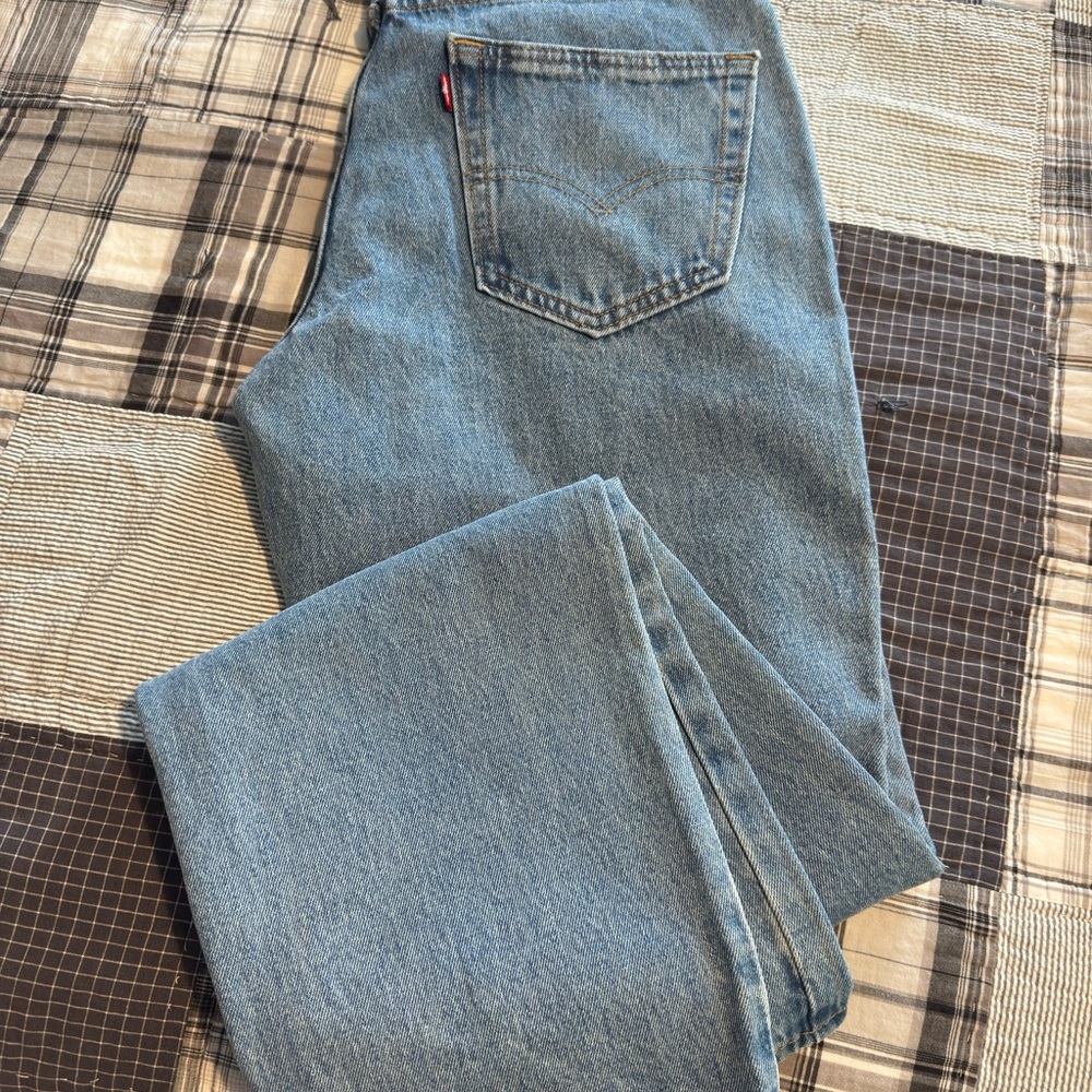 Levi's Blue Straight Jeans Timeless Denim